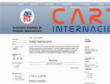 Tablet Screenshot of cartainternacional.abri.org.br